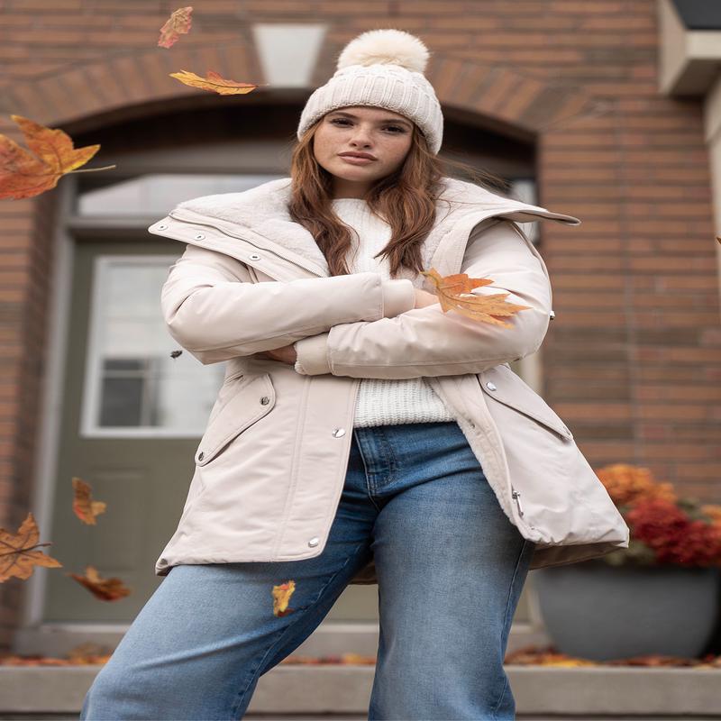 Faux Fur Lined Hooded Parka