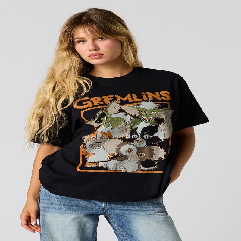 Gremlins Graphic Boyfriend T-Shirt