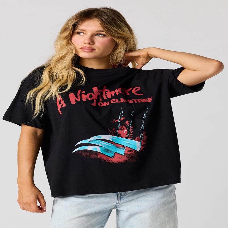 Horror Movie Graphic Boyfriend T-Shirt