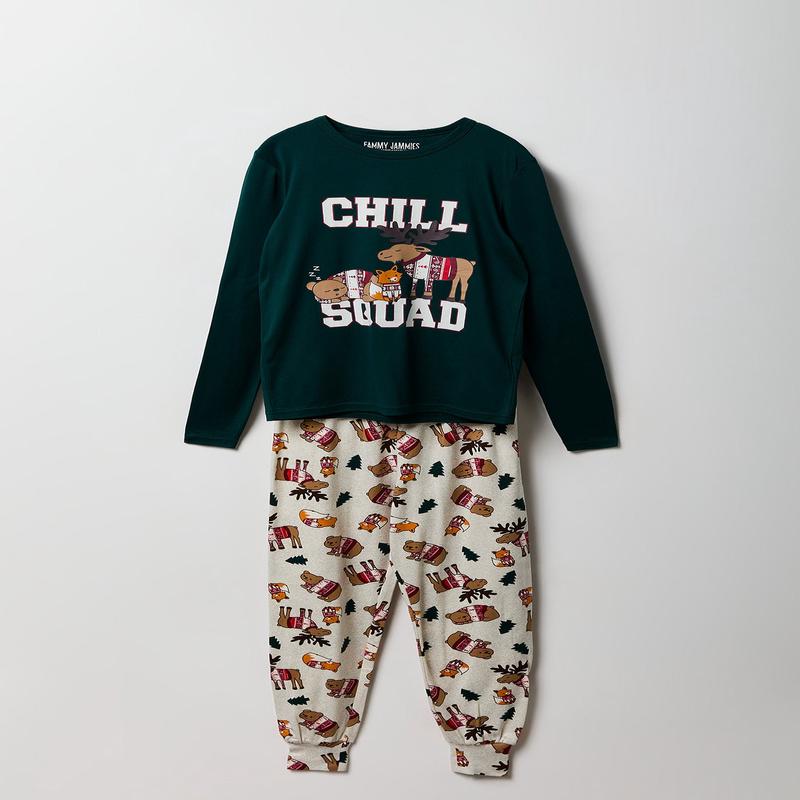Kids Fammy Jammies Chill Squad Pajama Set
