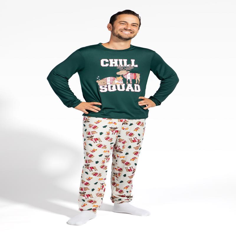 Mens Fammy Jammies Chill Squad Pajama Set