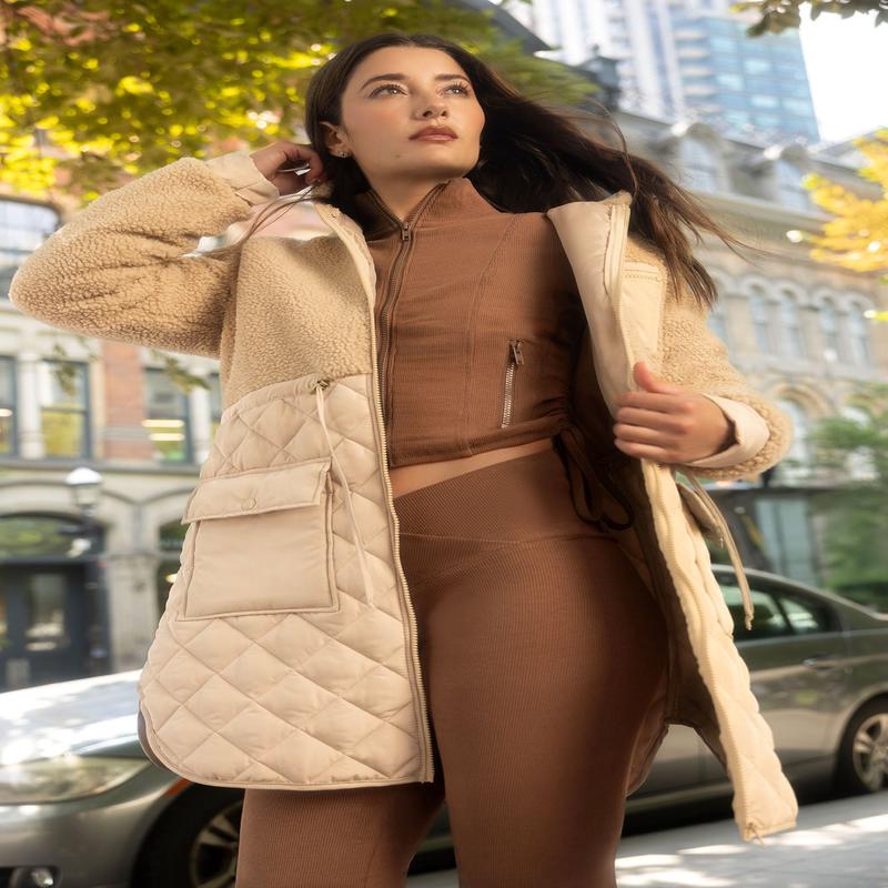 Sherpa Quilted Jacket