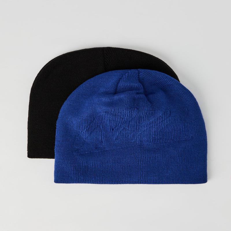 Tuque avec motif emboss (Paquet de 2)