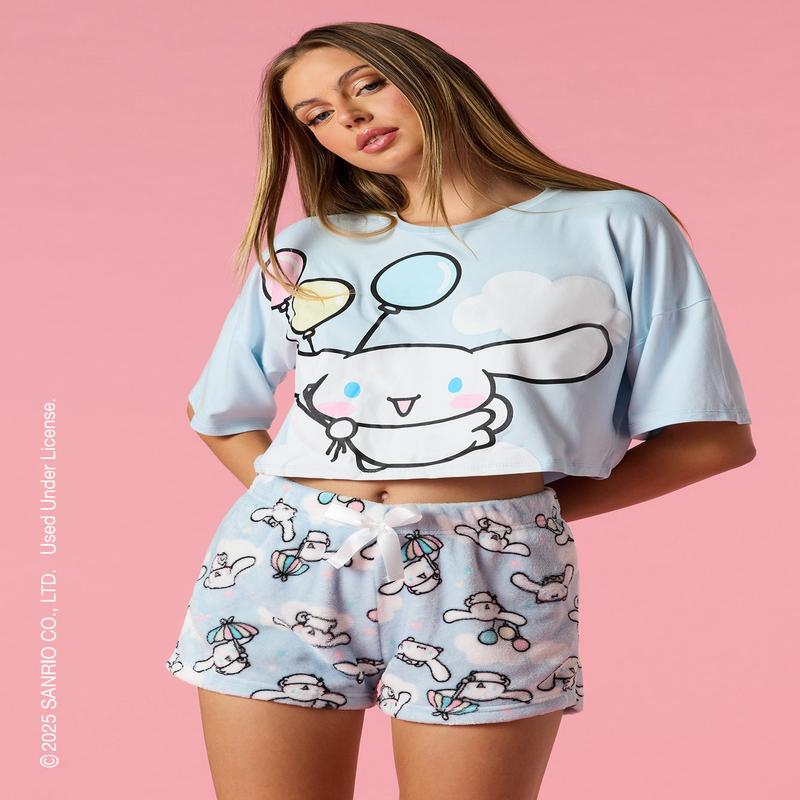 Ensemble pyjama avec t-shirt et short  imprim Cinnamoroll