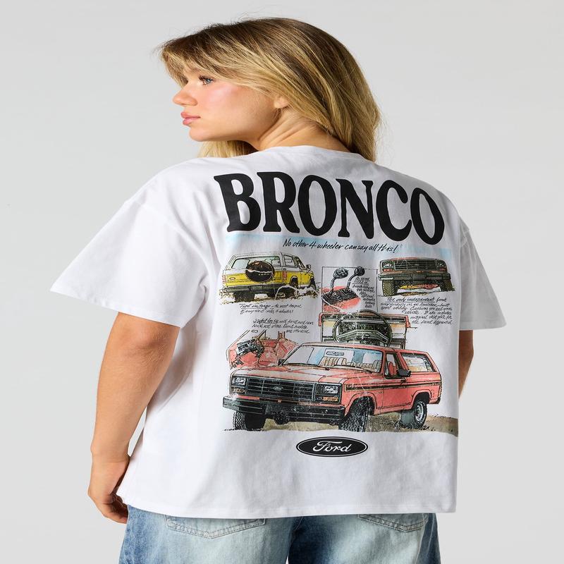 Ford Bronco Graphic Boyfriend T-Shirt