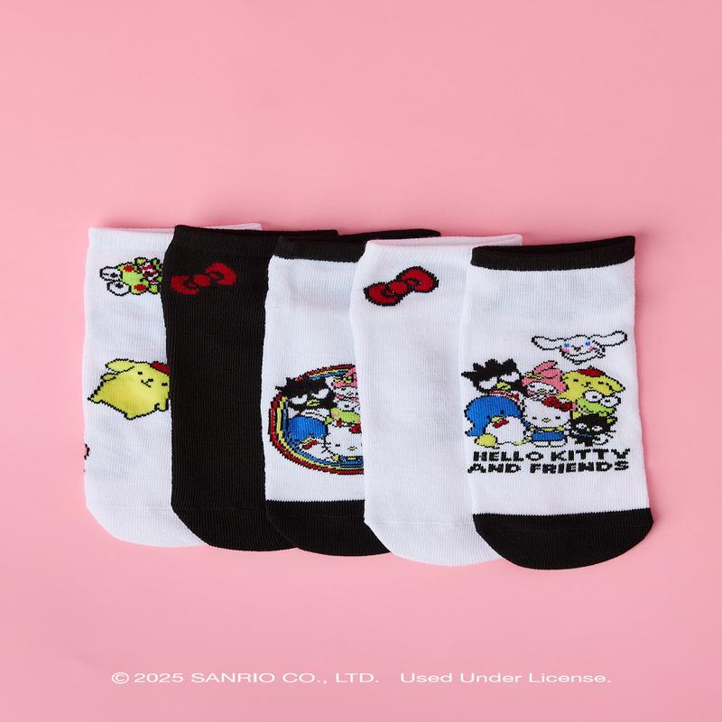 Hello Kitty and Friends Ankle Socks (5 Pack)