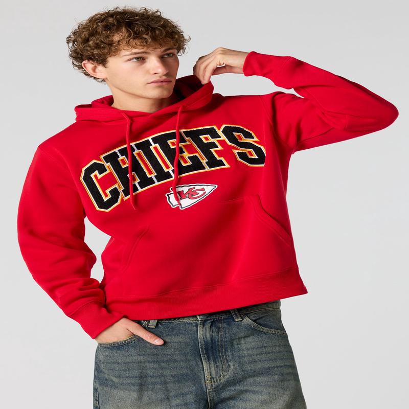 Kansas City Chiefs Chenille Embroidered Fleece Hoodie