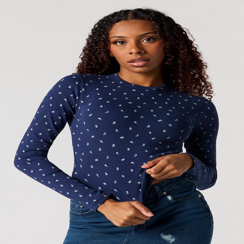 Long Sleeve Crewneck Top