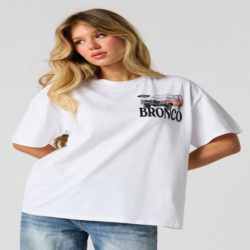 T-shirt de coupe garonne  imprim Ford Bronco