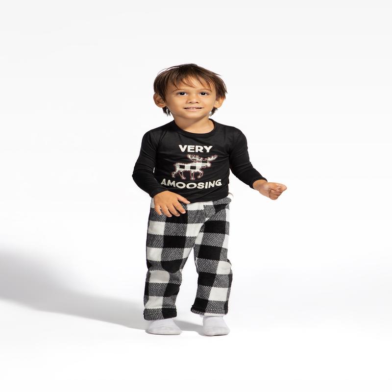 Toddler Fammy Jammies Moosing Around Pajama Set