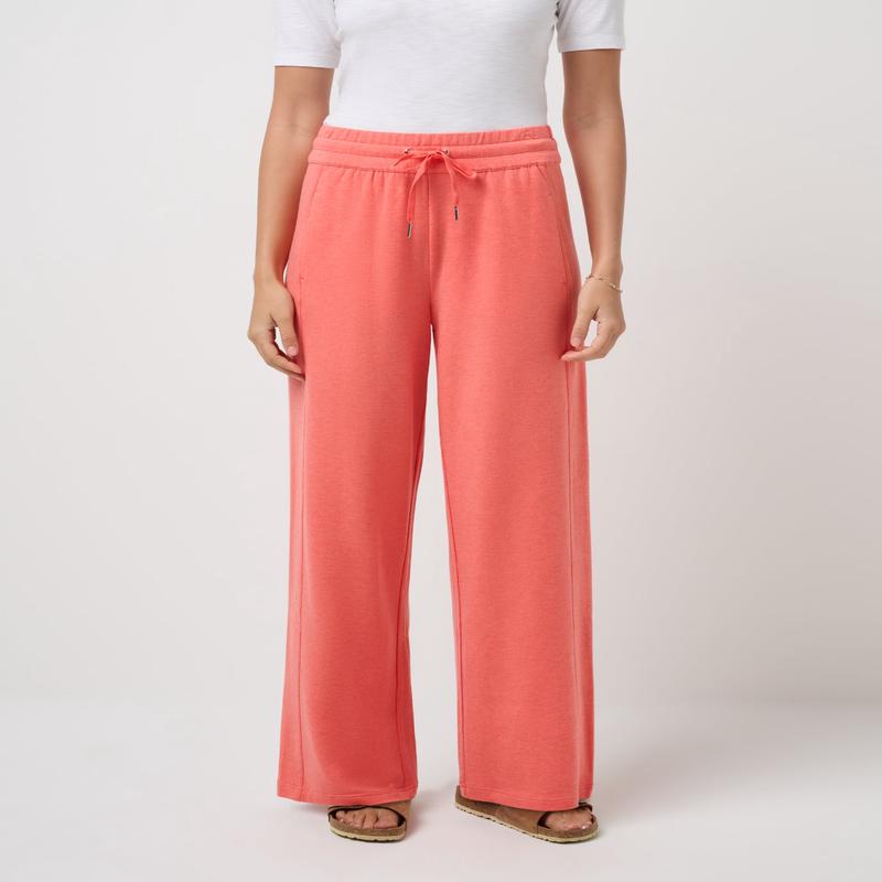 Cloud Terry Wide Leg Pant