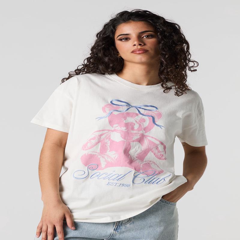 Embroidered Graphic T-Shirt