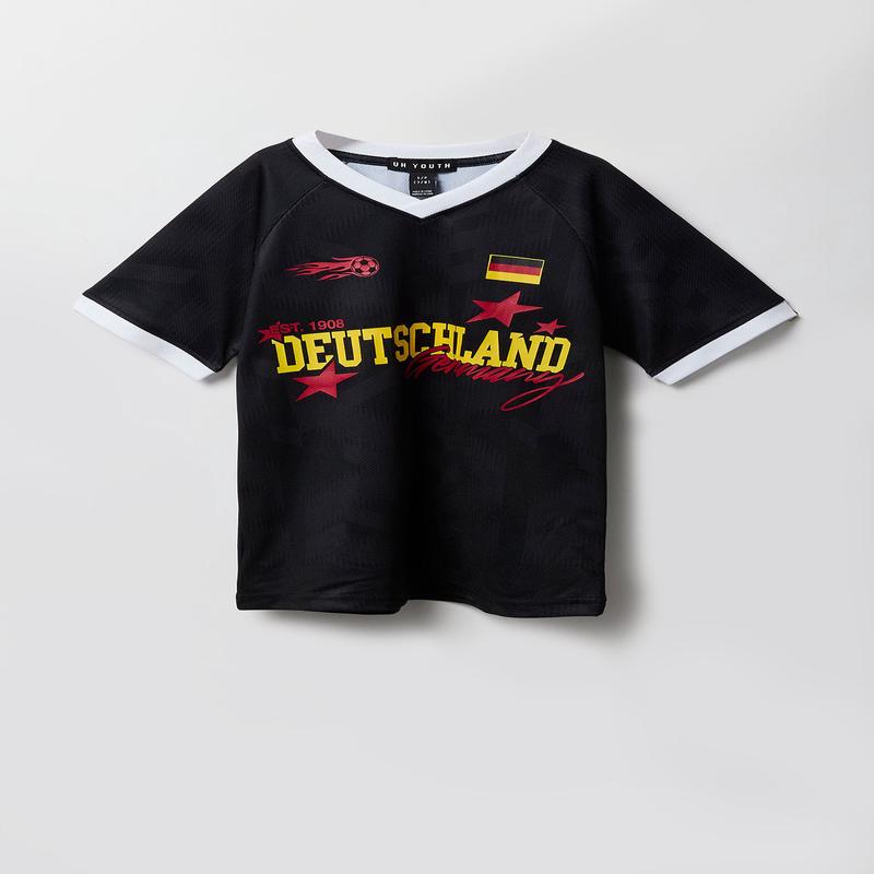 Kids Germany Graphic Mesh Soccer Jersey