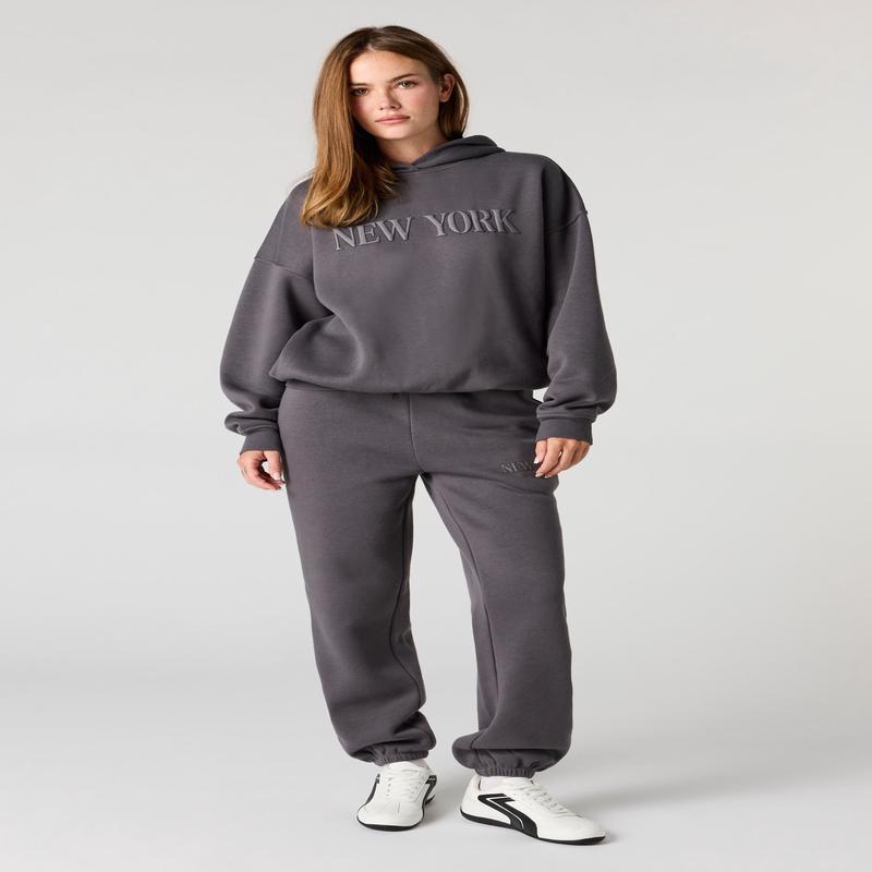 NY Puff Print Fleece Jogger