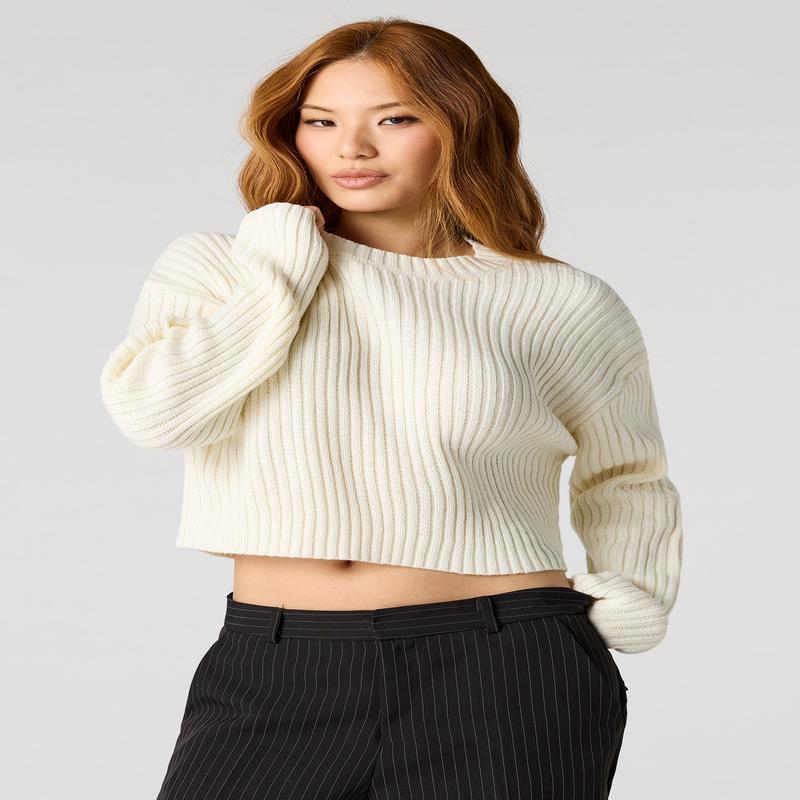 Ribbed Knit Sweater