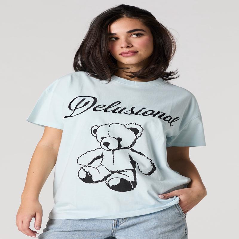 T-shirt avec motif brod Delusional