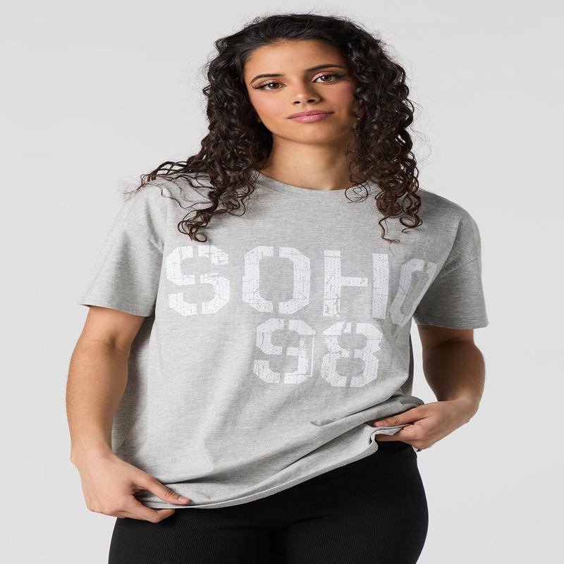 T-shirt surdimensionn  imprim SoHo