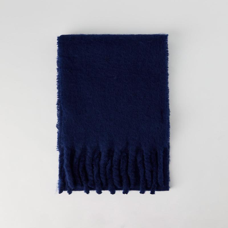 Thin Boucl Knit Scarf