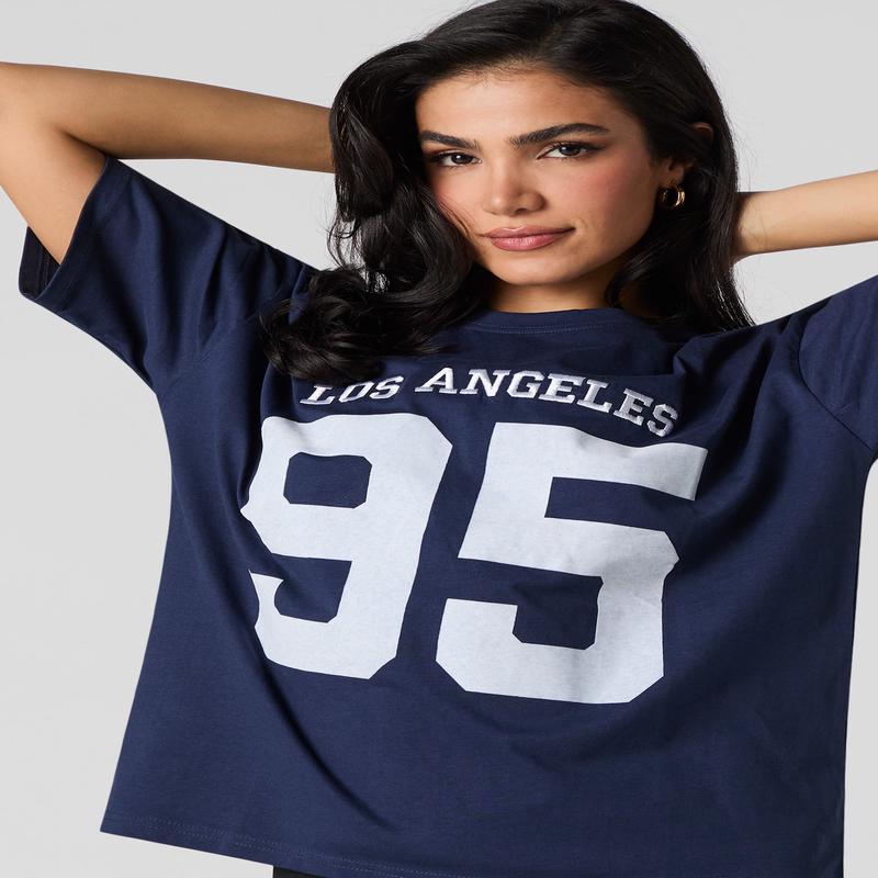 Twill Embroidered T-Shirt