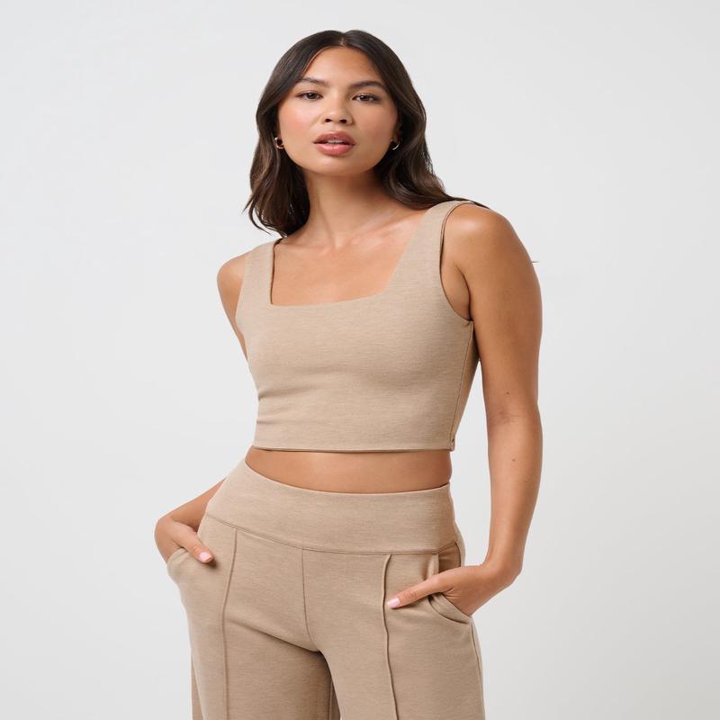 Friday Doubleknit Square Neck Tank