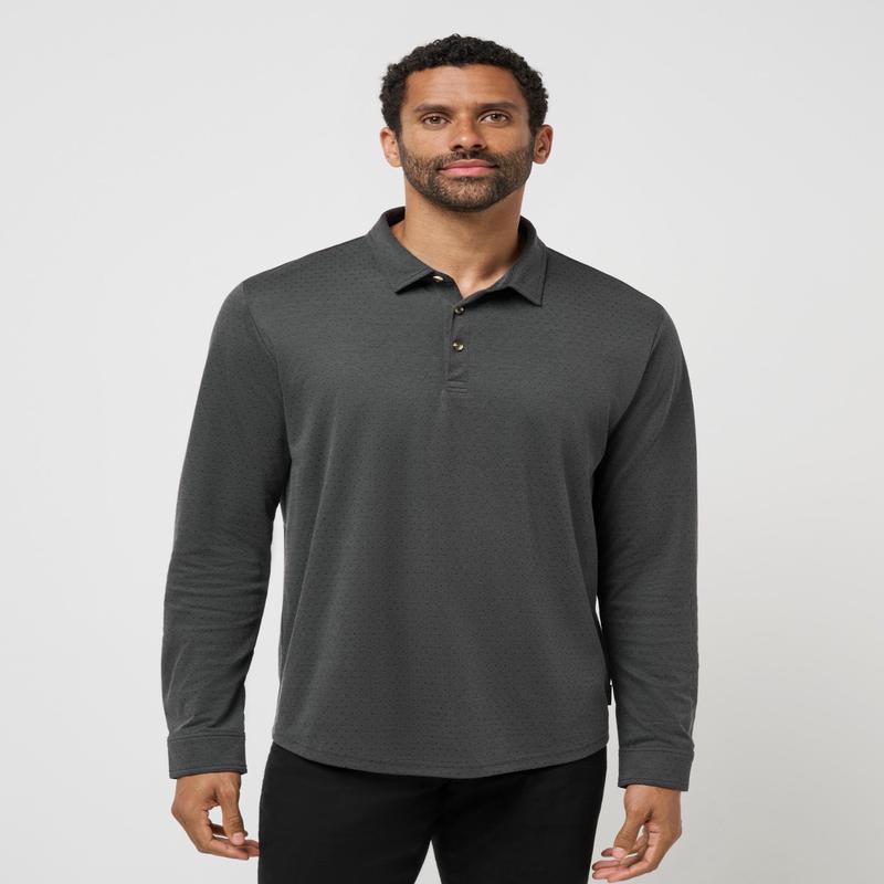 Handsome Town Long Sleeve Polo