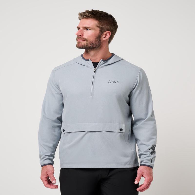 Out Of Pocket Hooded Quarter Zip