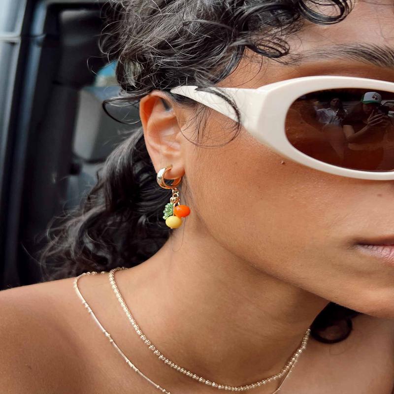 Balmoral Fruit Earrings Gold