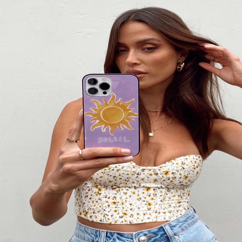 Soleil iPhone Case Pink