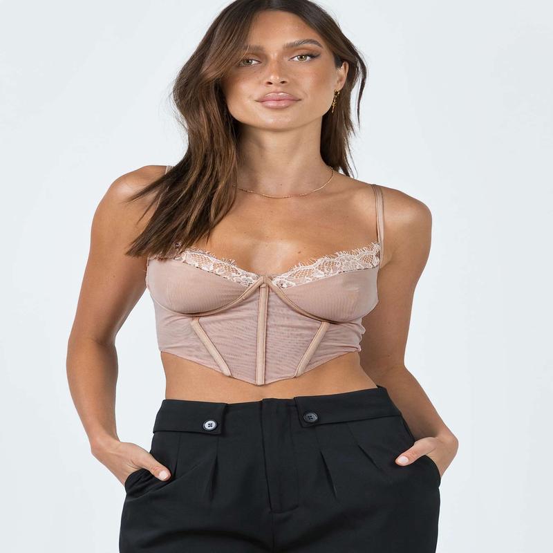 Chosen One Top Beige