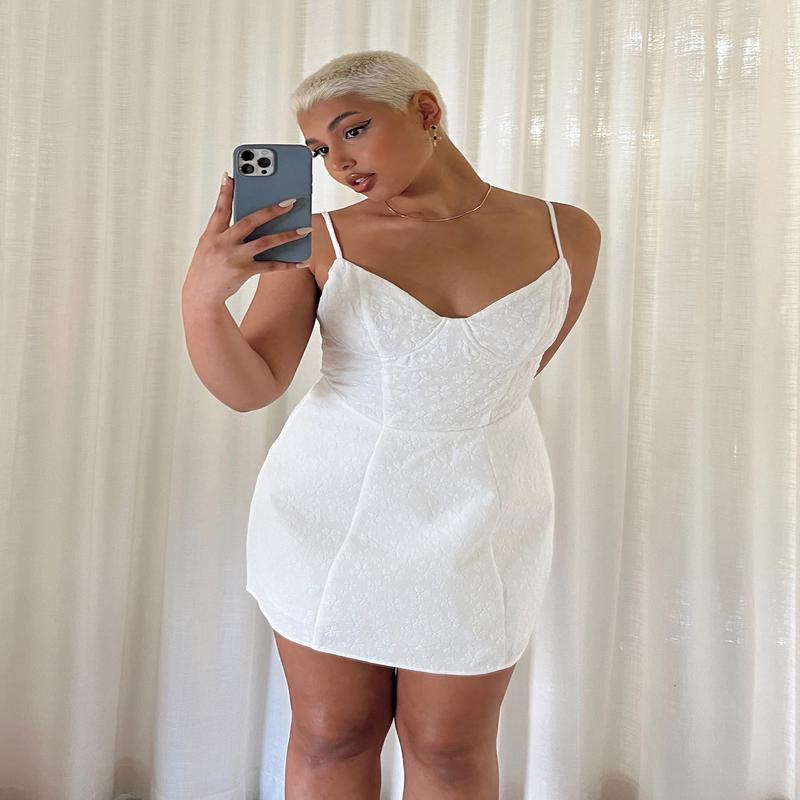 Zora Mini Dress White