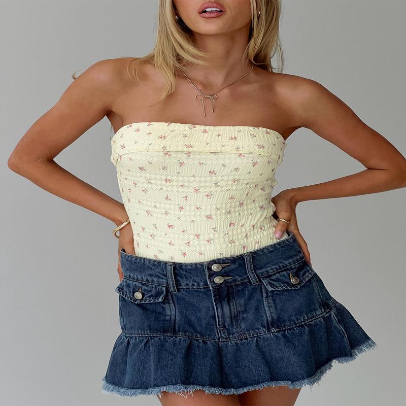 Majorette Strapless Bodysuit Cream