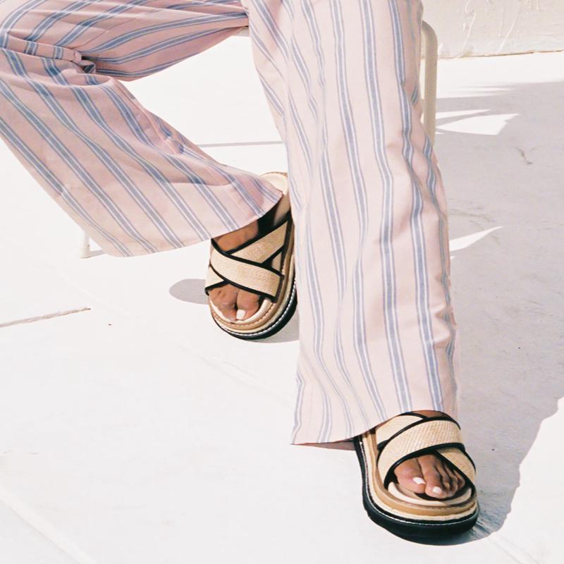 Odi Sandals Tan / Black