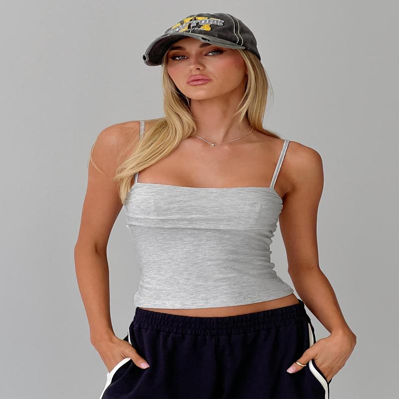 Race My Mind Top Grey Marle