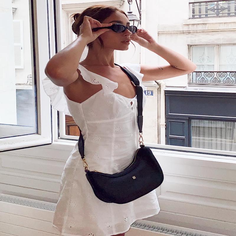 Barossa Eco Nylon Crossbody Bag Black