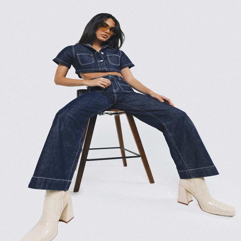 Pioneer Straight Leg Jeans Denim