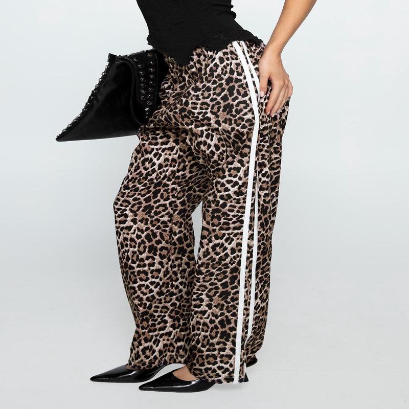 Buzzer Track Pants Leopard