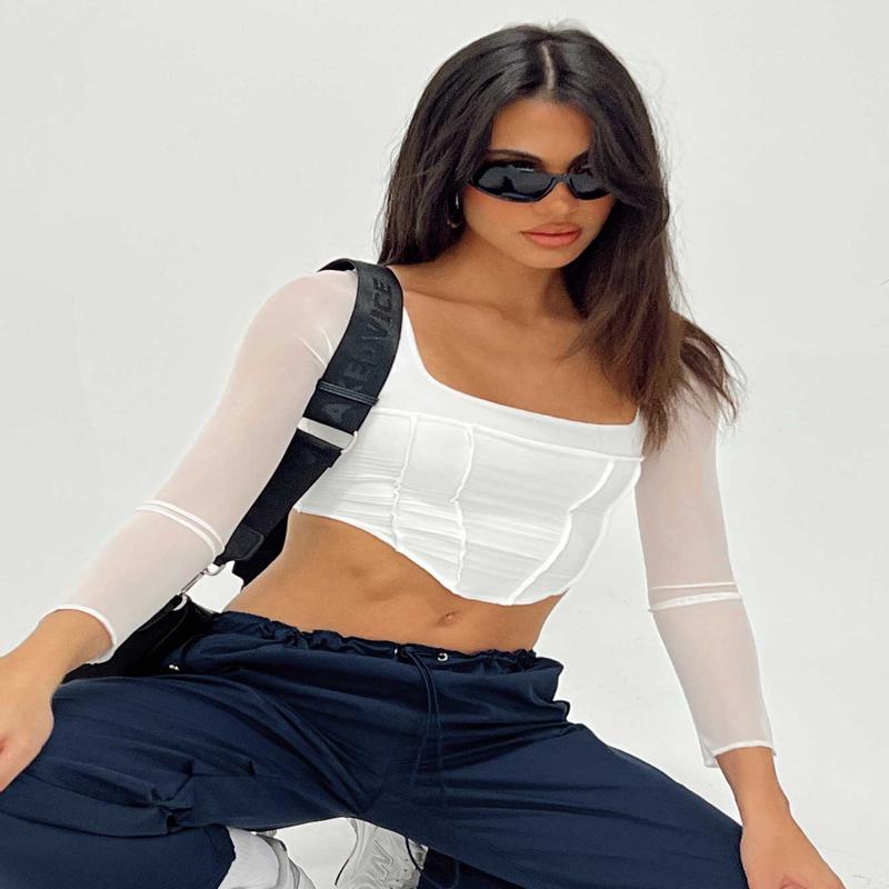 Lovi Long Sleeve Top White