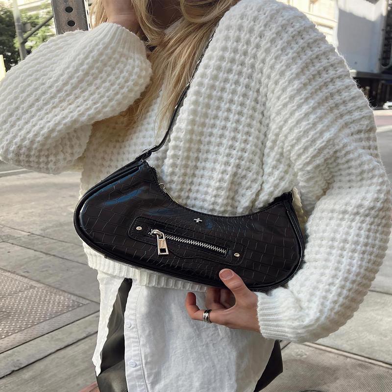 Peta & Jain Moto Black Croc