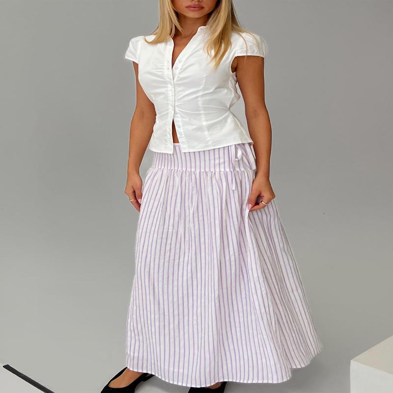 Antheia Maxi Skirt White Multi