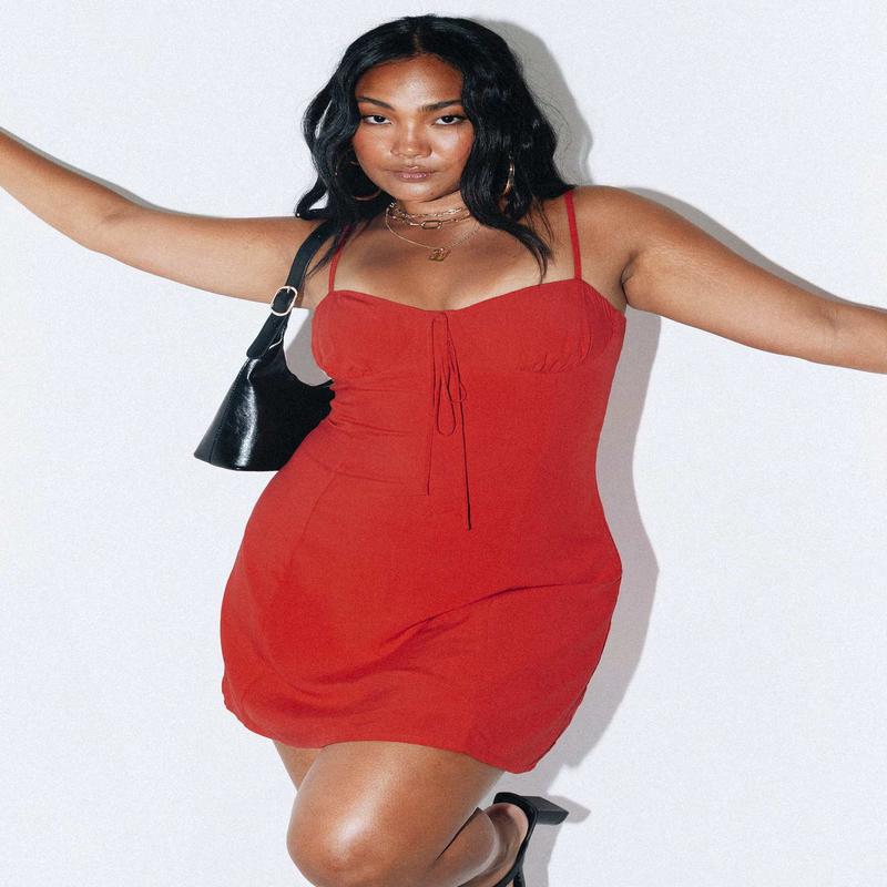 Dare Devil Mini Dress Red