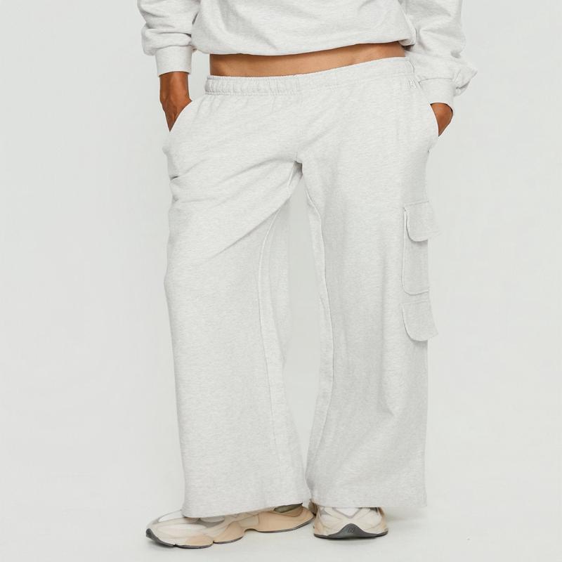 Rozanna Cargo Sweat Pants Grey Marle