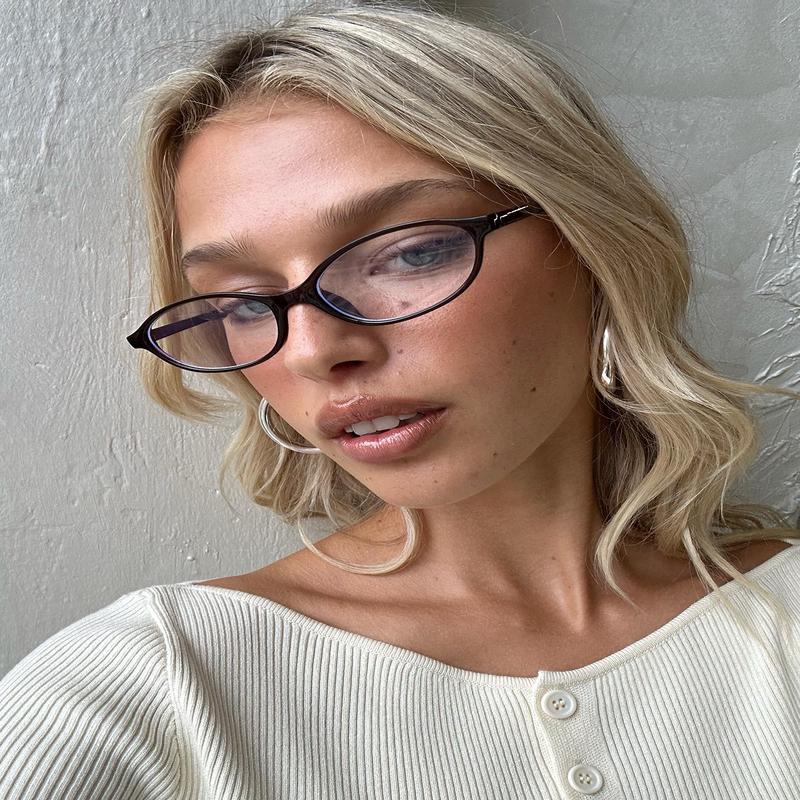 Life Begins Blue Light Glasses Brown