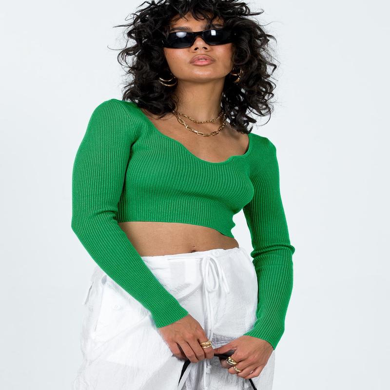 Sarley Long Sleeve Top Green
