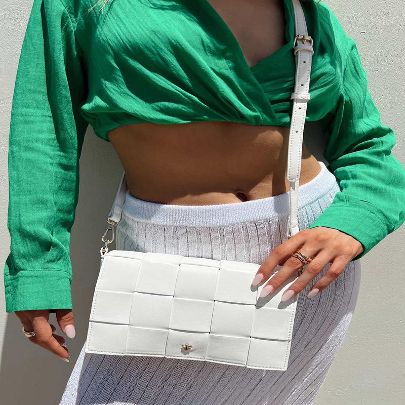 Peta & Jain Cobain Crossbody Bag White