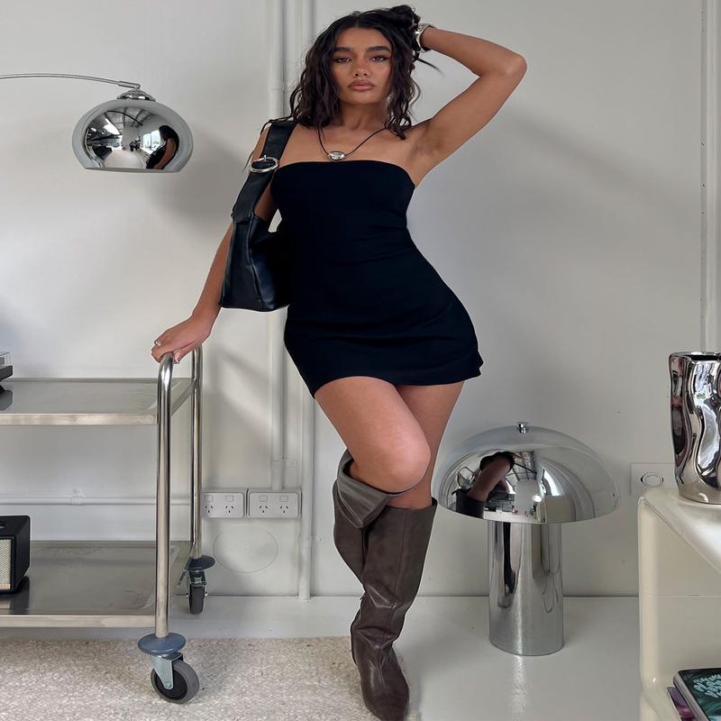 Baseline Strapless Mini Dress Black