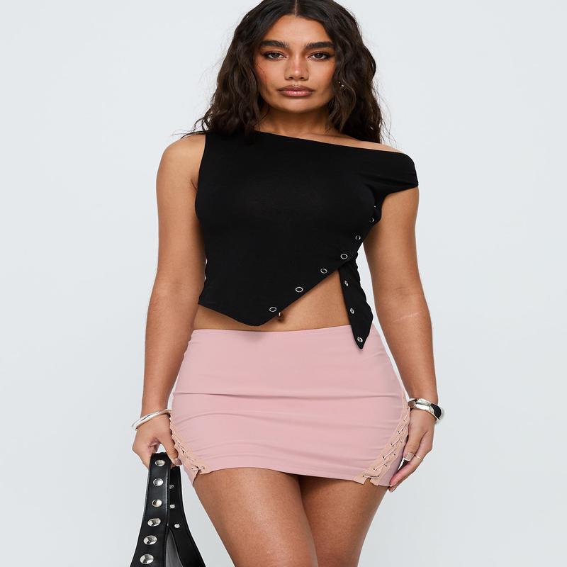 Dupont Mini Skirt Blush Pink