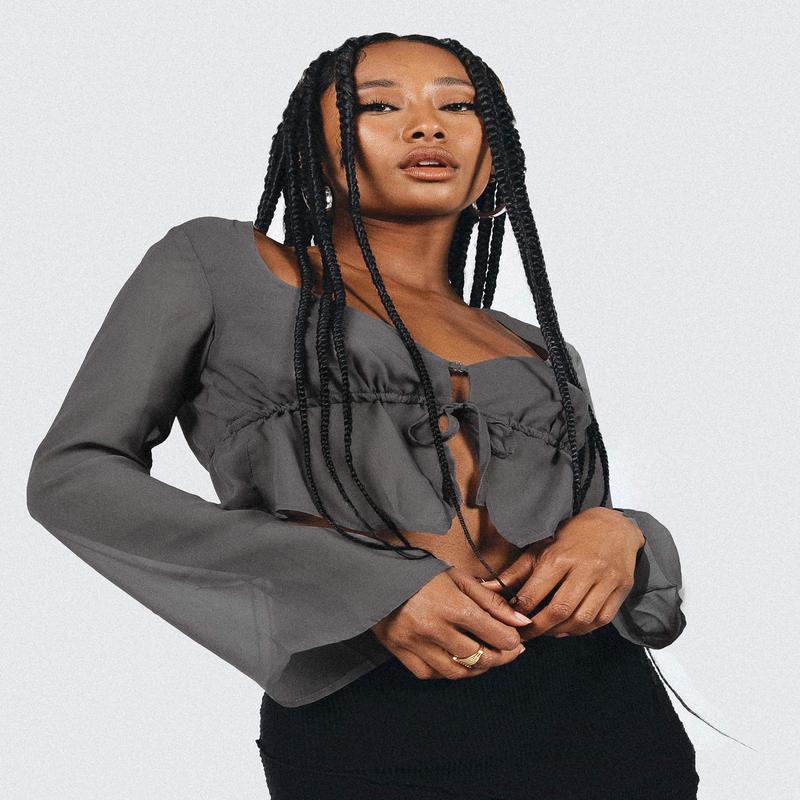 Kenney Long Sleeve Top Grey