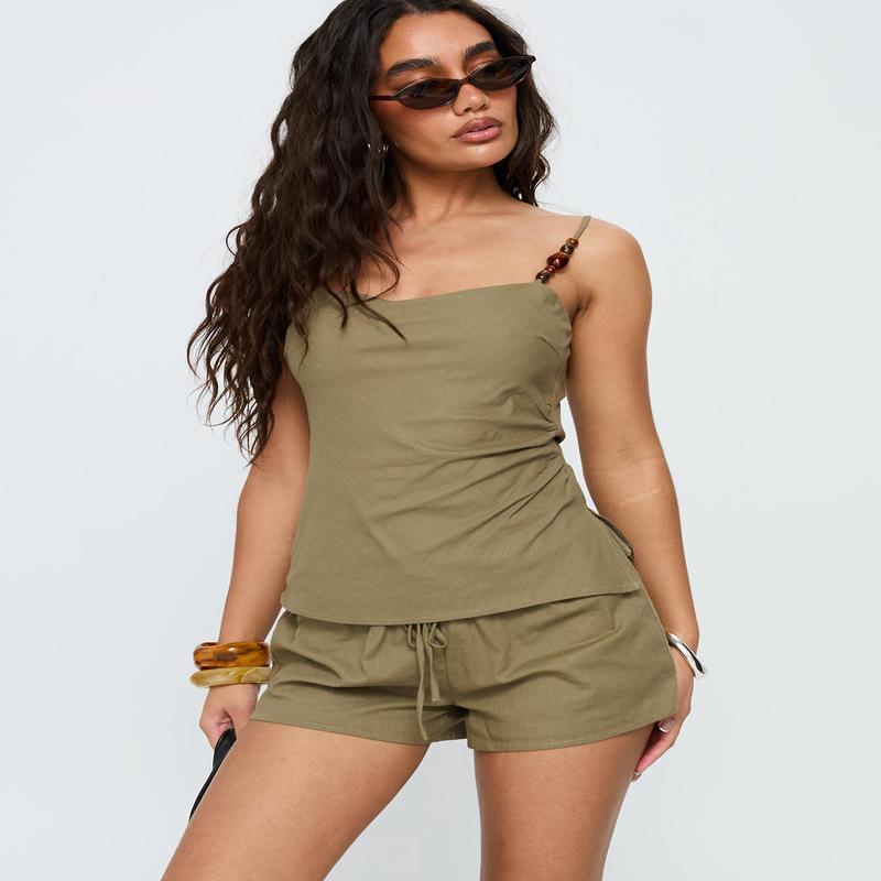 Summer Soiree Bead Detail Set Green