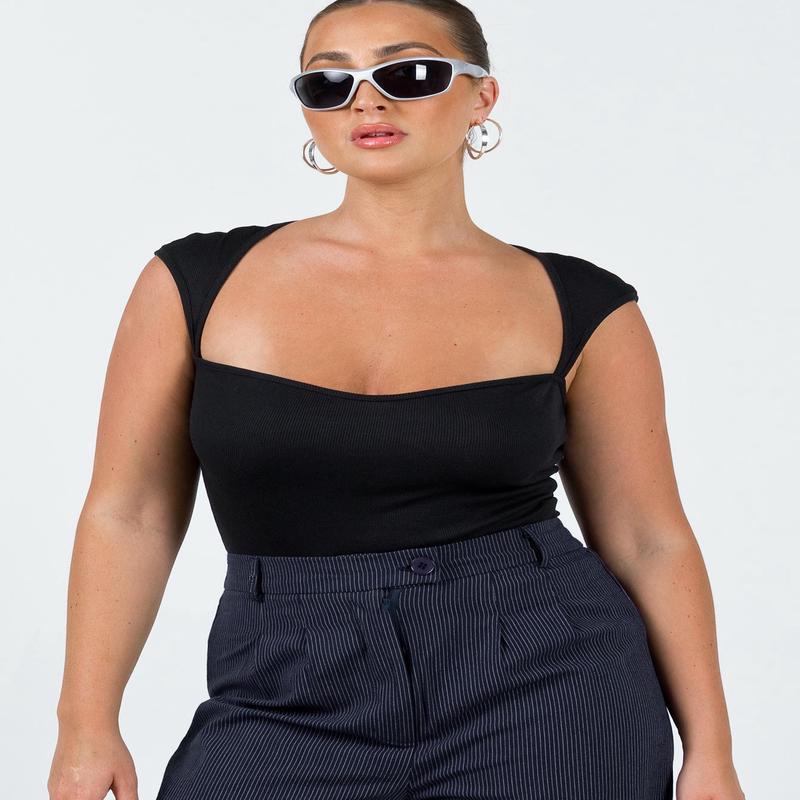 Halia Bodysuit Black