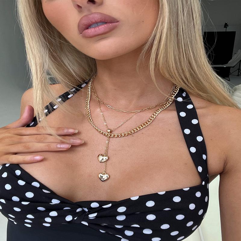 Denmark Layered Necklace Gold